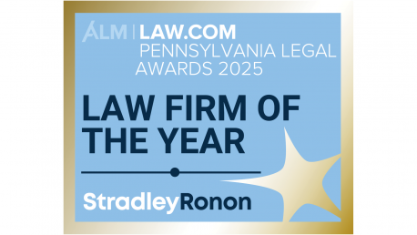 Stradley Ronon Named Law Firm of the Year in <em>The Legal Intelligencer</em>’s 2025 Pennsylvania Legal Awards