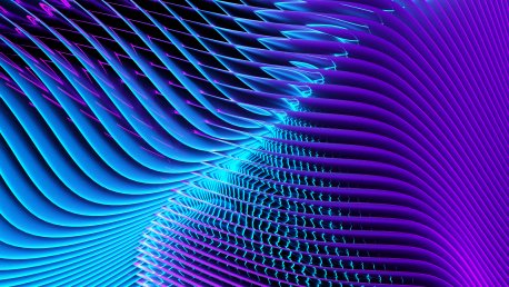 Neon industrial architecture background