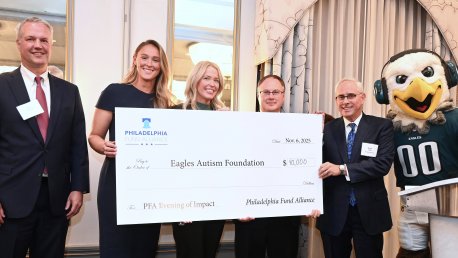 Philadelphia Fund Alliance Raises $90K to Support Eagles Autism Foundation